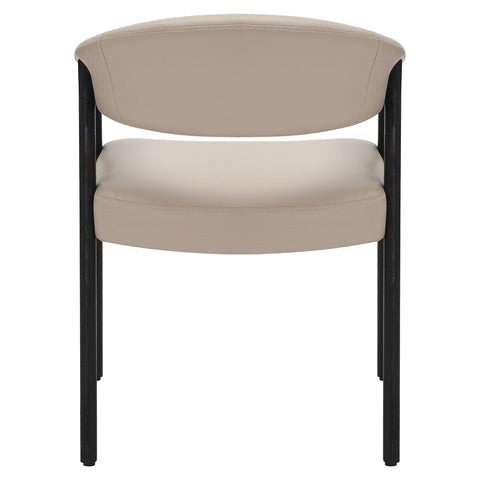Tovas/Bexley 7pc Dining Set - Black Oval Table with Mushroom Chair