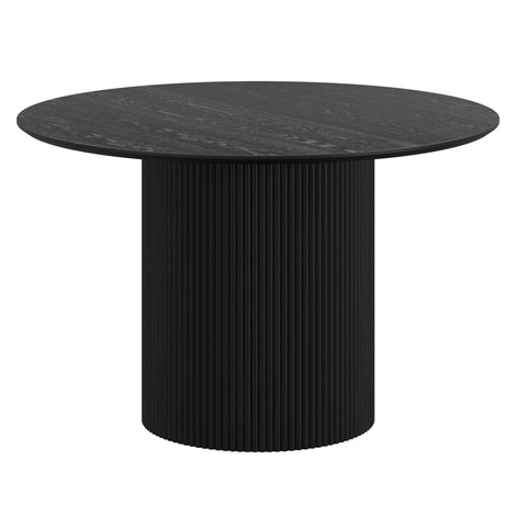 Tovas/Caprese 5pc Dining Set - Black Table with Black Chair