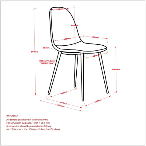 Conrad/Lyna 5pc Dining Set
