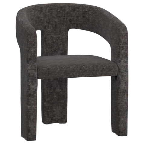Galio/Amara 5pc Dining Set - White Table with Charcoal Chair