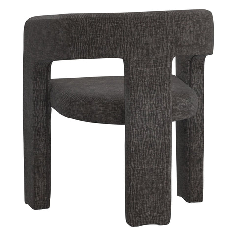 Galio/Amara 5pc Dining Set - White Table with Charcoal Chair