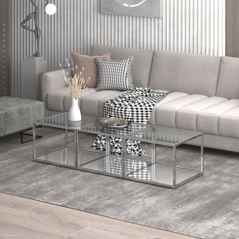 Casini 3pc Small Coffee Table Set
