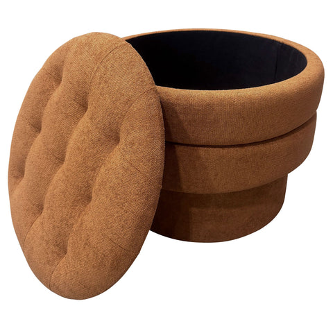 Kepler Round Storage Ottoman