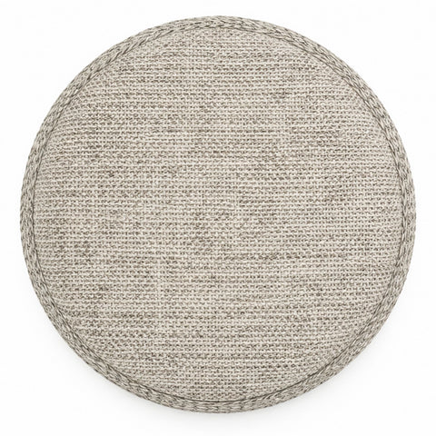 Indigo Round Storage Ottoman