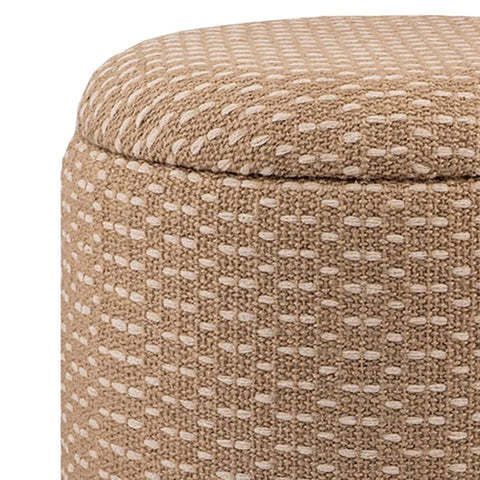 Fenna Round Ottoman