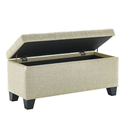 Lila Rectangular Storage Ottoman Bench