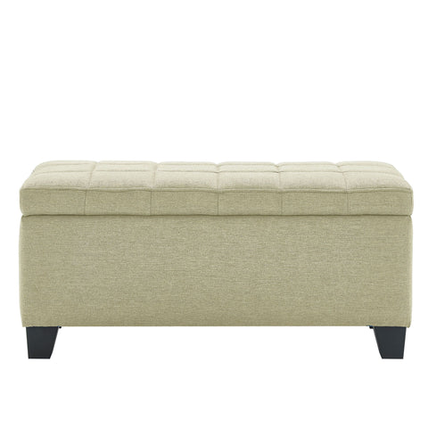 Lila Rectangular Storage Ottoman Bench