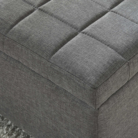 Lila Rectangular Storage Ottoman Bench
