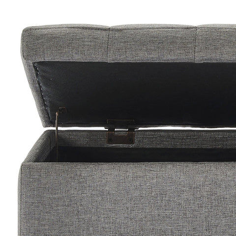 Lila Rectangular Storage Ottoman Bench