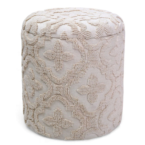 Magnolia Round Storage Ottoman