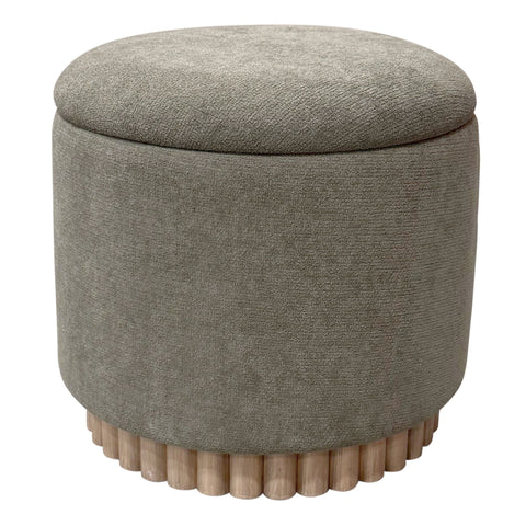 Sadie Round Storage Ottoman