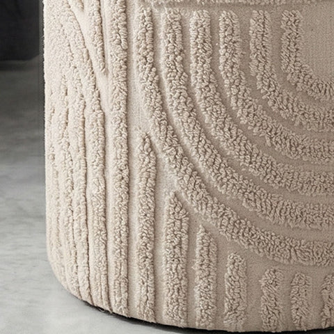 Lullu Round Storage Ottoman