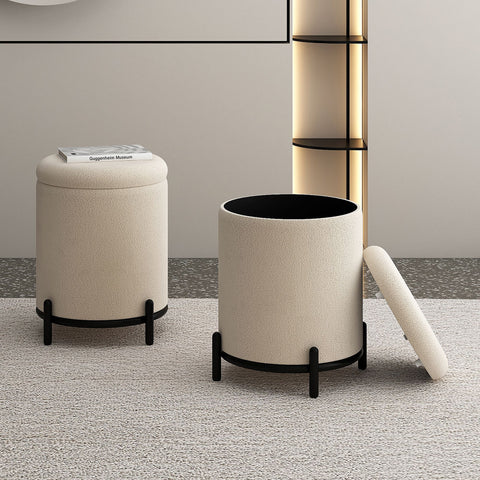 Castor Storage Ottoman