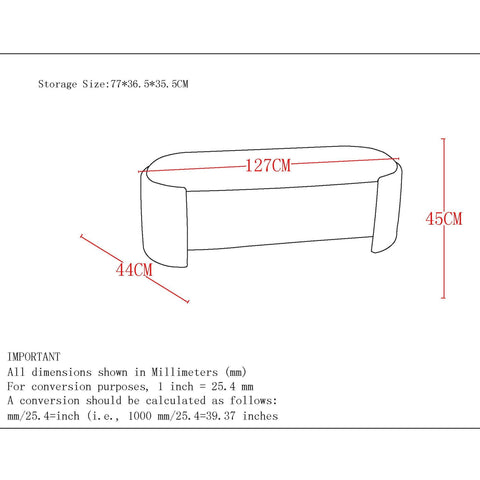 Selene Storage Ottoman