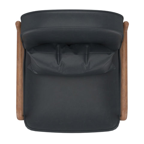 Fani Accent Chair, Faux Leather