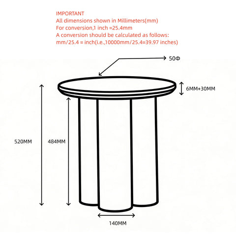 Seaton Round Accent Table