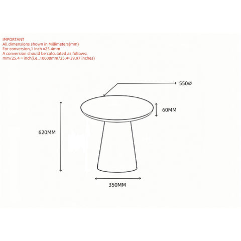 Galio Round Accent Table