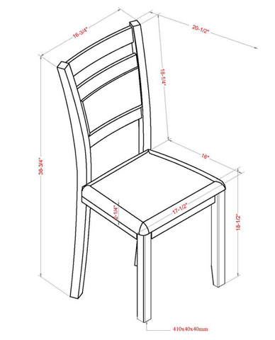 Conrad 3pc Dining Set