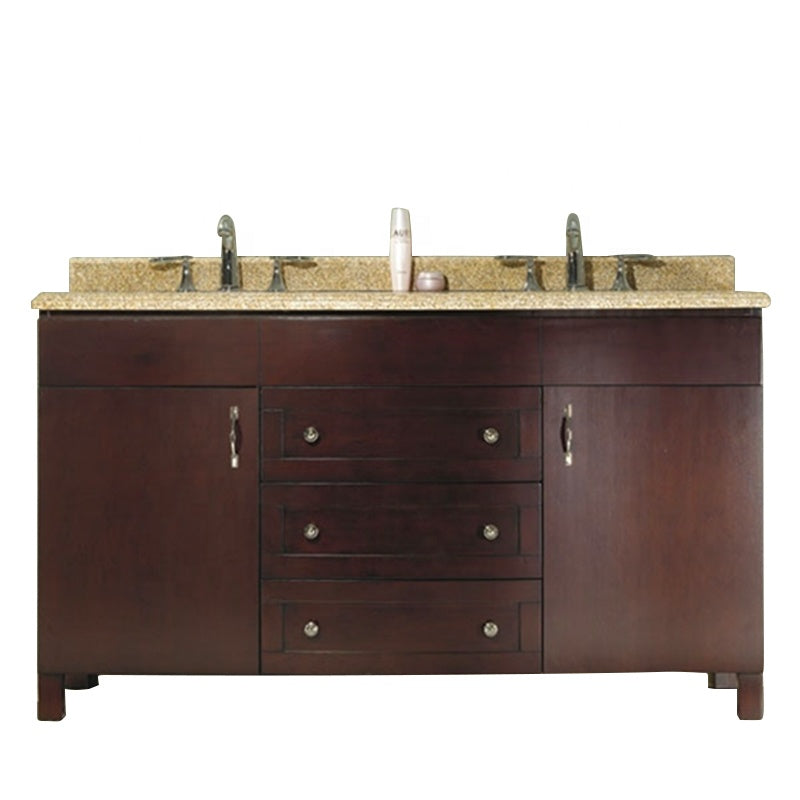 60' Solid Wood Bathroom Vanity