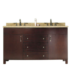 60' Solid Wood Bathroom Vanity