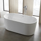 Nordic Simple Soaking Acrylic Freestanding BathTub