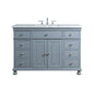 48 inch Wood Bathroom Vanity Brushed Nickel