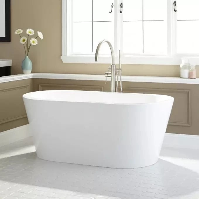 Aifol 59’ Oval Acrylic Bathtub