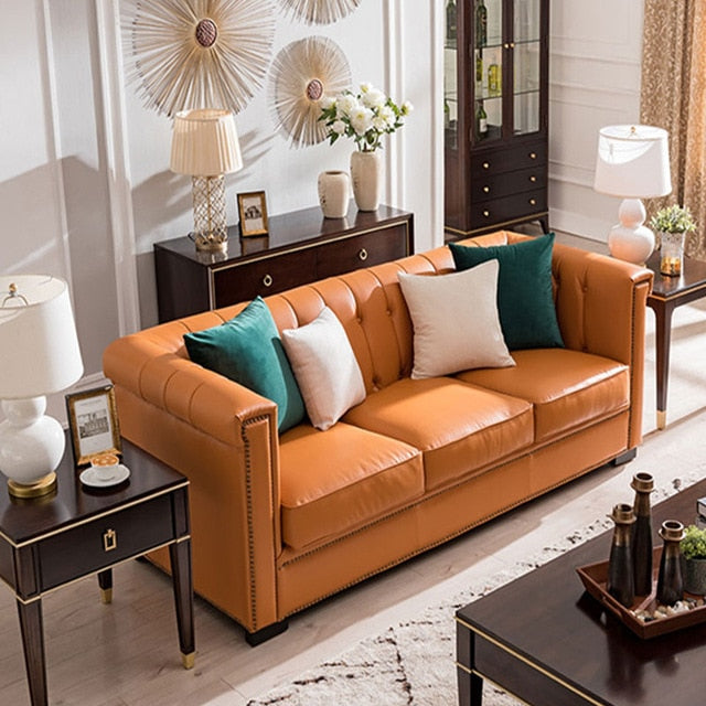 Easyliving Living room antique furniture Italy genuine sofas sectionals & loveseats