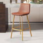 Nordic Bar Chair Front Desk Restaurant with High Stools Leisure Backrest Two Sitting High a Variety of Colors