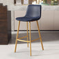 Nordic Bar Chair Front Desk Restaurant with High Stools Leisure Backrest Two Sitting High a Variety of Colors