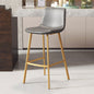 Nordic Bar Chair Front Desk Restaurant with High Stools Leisure Backrest Two Sitting High a Variety of Colors