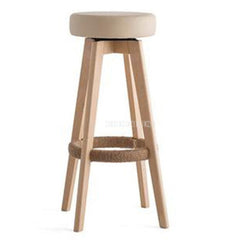 Wooden Swivel Bar Stools