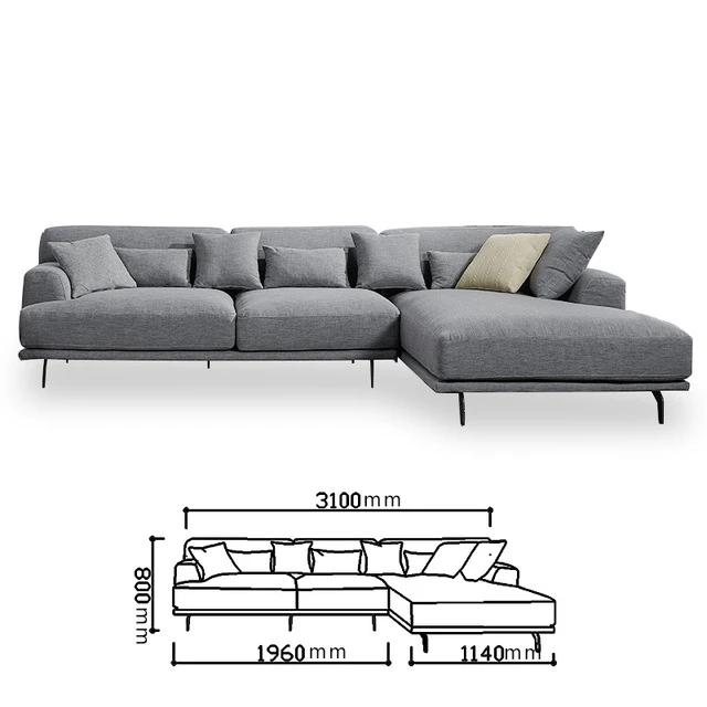Living Room Sofa Set Northern Europe L shape