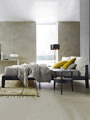 Nordic Solid Wood two-person queen bed, 1.5-meter, simple, 1.8-meter master bedroom, genuine leather bed