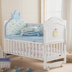 Multifunctional Wooden Baby Crib Cradle Cot for Newborn