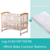 Multifunctional Wooden Baby Crib Cradle Cot for Newborn