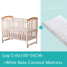 Multifunctional Wooden Baby Crib Cradle Cot for Newborn