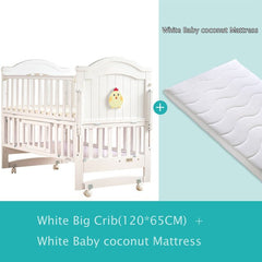 Multifunctional Wooden Baby Crib Cradle Cot for Newborn
