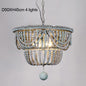 Large/White/wood chandelier beaded light modern/nordic/kitchen/french chandelier lighting in hallway/living room/foyer 8 lights