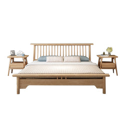 Nordic wooden bed