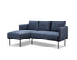 Liyasi Sofa Corner Set L Shape With Fabric And Leather