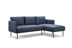 Liyasi Sofa Corner Set L Shape With Fabric And Leather