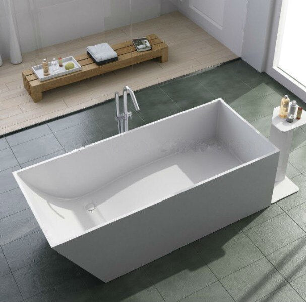 Marcella Solid Surface Stone Bathtub Artificial Stone Bathtub
